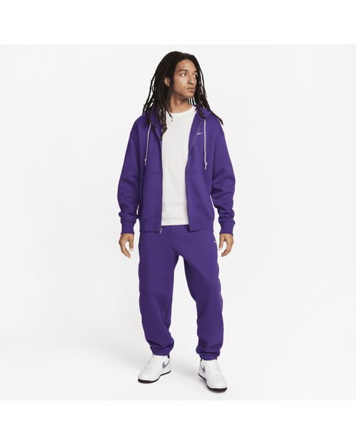 Nike Solo Swoosh Full-zip Hoodie in Purple for Men | Lyst Nike Solo Swoosh Full-zip Hoodie in Purple for Men | Lyst