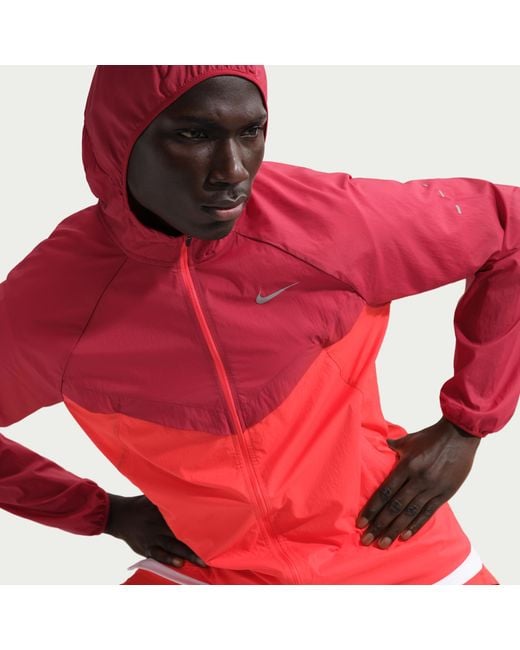 Nike Red Stride Repel Uv Running Jacket for men