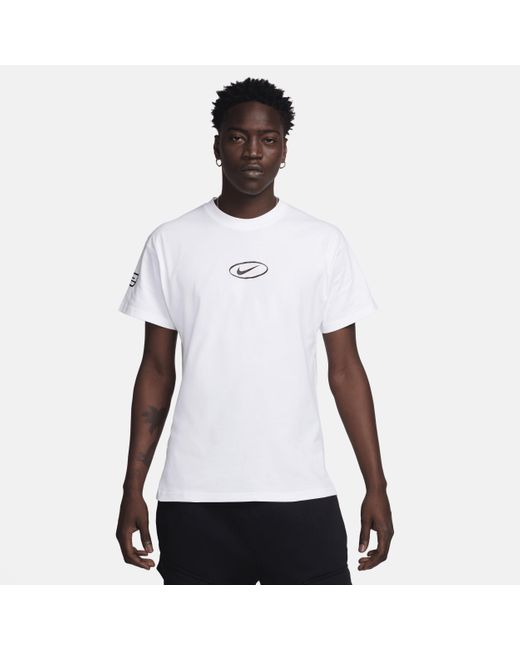 Nike White Sportswear Graphic T-shirt Cotton for men