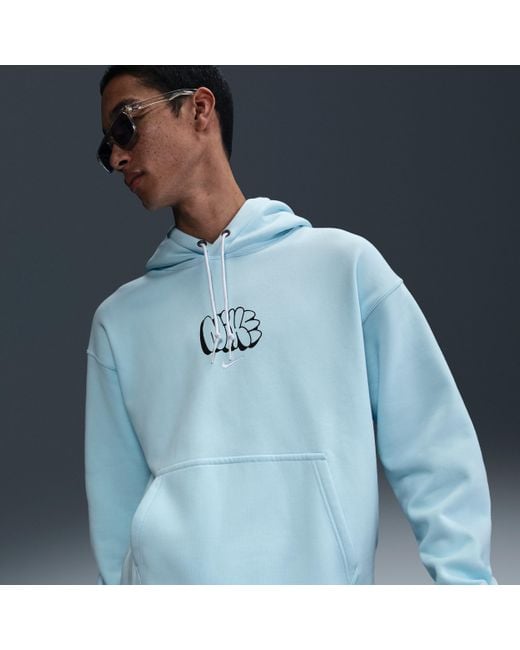Sweat À Capuche En Tissu Fleece Solo Swoosh Pour Homme Nike pour homme en coloris Blue