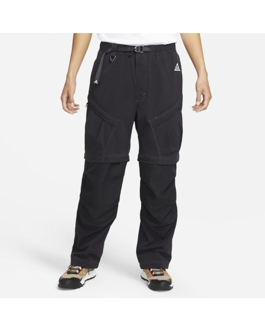 Nike Synthetic Acg Smith Summit Cargo Pants in Black for Men | Lyst
