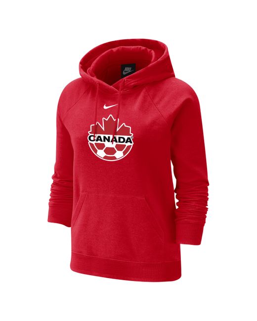 Nike Canada Fleece Varsity Hoodie In Red, Lyst