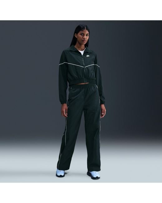 Nike Green Sportswear Windrunner Woven Jacket
