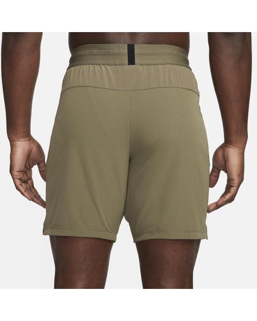 Nike Green Flex Rep 4.0 Dri-fit 18cm (approx.) Unlined Fitness Shorts Polyester for men