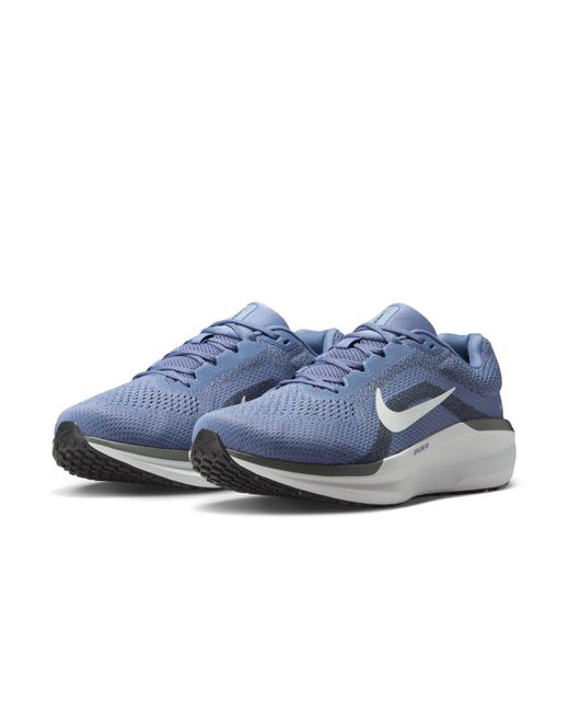 Nike Blue Winflo 11 Road Running Shoes (Extra Wide) for men
