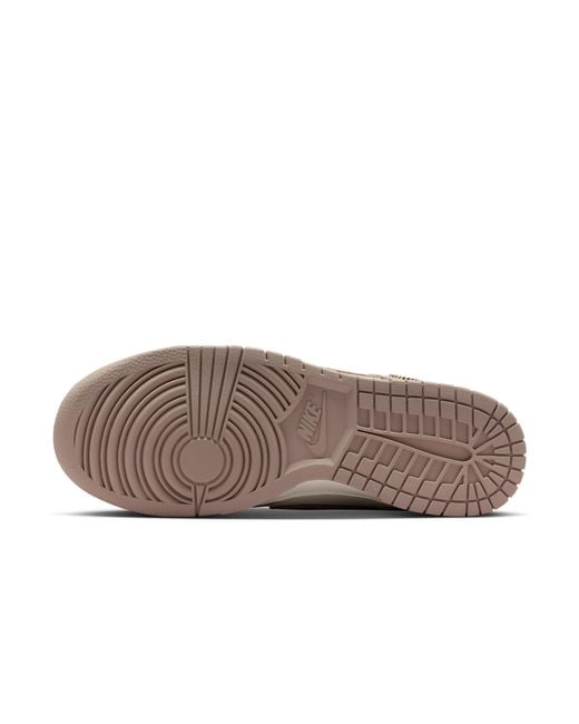 Nike Pink Dunk Low Suede Shoes