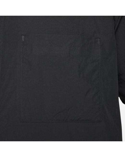 Maglia in tessuto a manica lunga sportswear tech pack di Nike in Black da Uomo