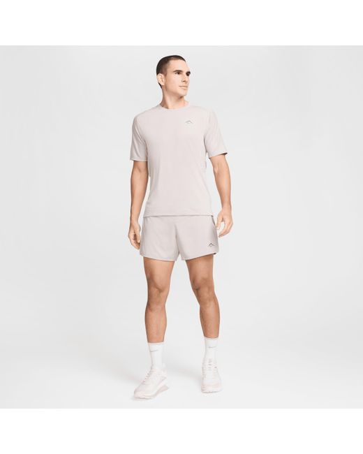 Nike Blue Trail Second Sunrise 5" Dri-Fit Adv Brief-Lined Running Shorts for men