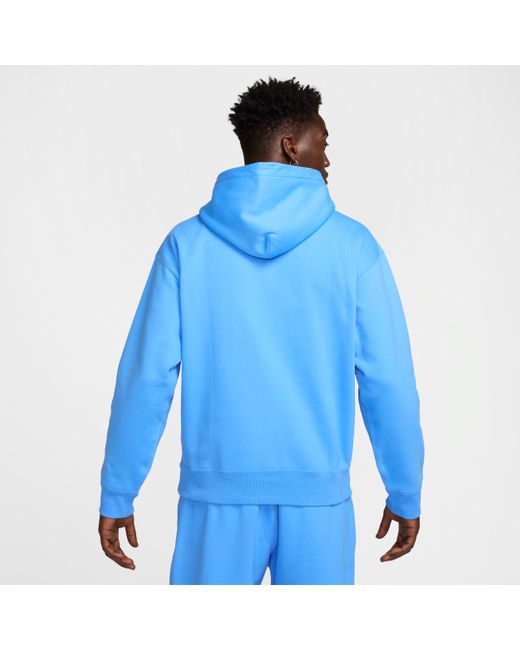 Sweat À Capuche En Tissu Fleece Solo Swoosh Pour Homme Nike pour homme en coloris Blue