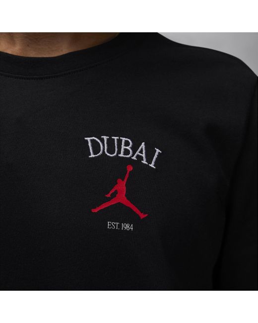 Nike Jordan Dubai T-shirt in het Black voor heren
