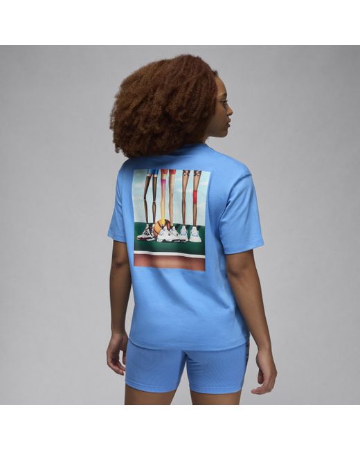 Nike Blue Artist Series By Darien Birks T-shirt