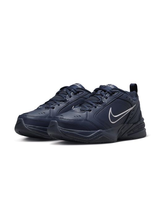 Nike Blue Air Monarch Iv Amp Workout Shoes Leather for men
