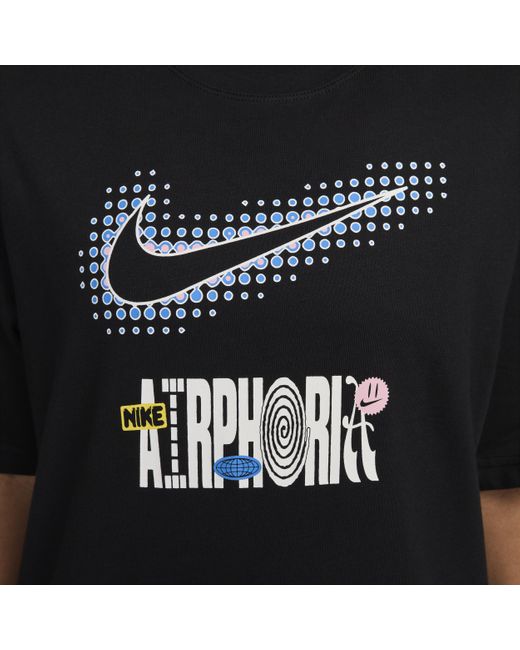 Nike Black Sportswear Graphic T-shirt Cotton