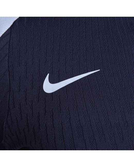 Nike Blue Fff Strike Elite Dri-fit Adv Football Knit Drill Top Polyester for men