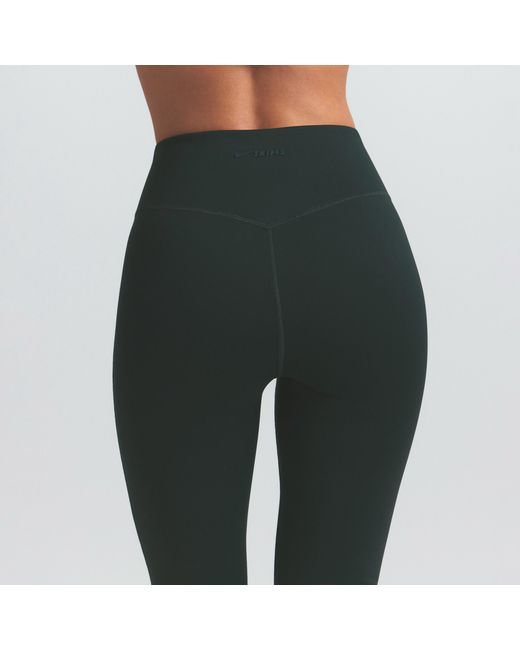 Nike Green Skims Matte High-Waisted Slim Flared Leggings