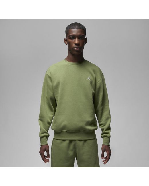 Nike Essentials Fleece Crewneck Sweatshirt in Green for Men | Lyst UK