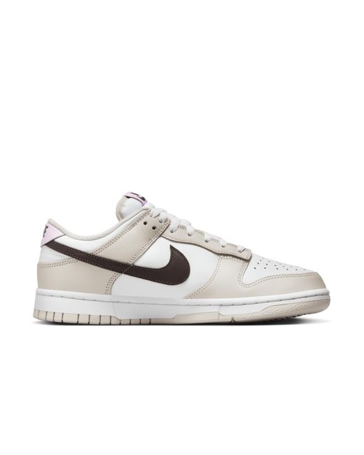 Nike White Dunk Low Shoes Leather