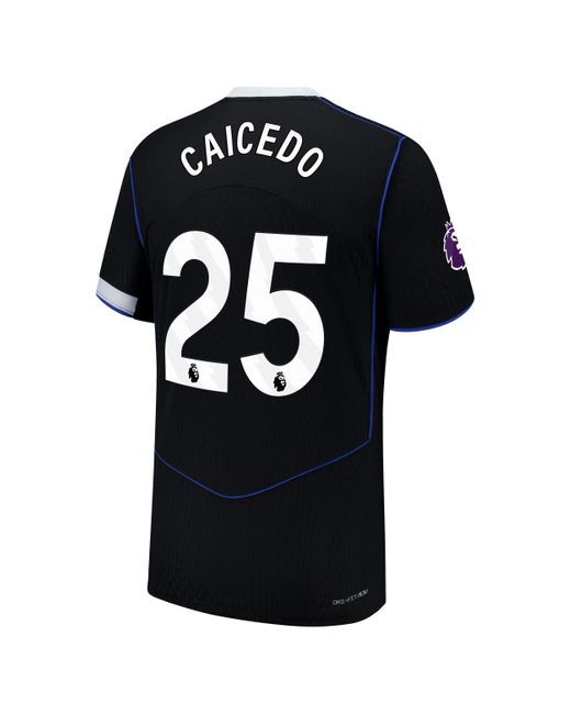Nike Black Moisãcaicedo Chelsea 2025/26 Match Third Dri-Fit Adv Soccer Jersey for men