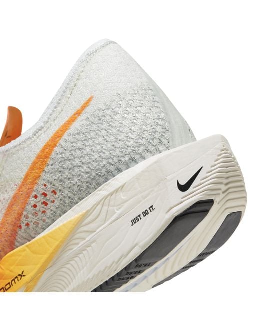 Nike White Vaporfly 3 Road Racing Shoes for men