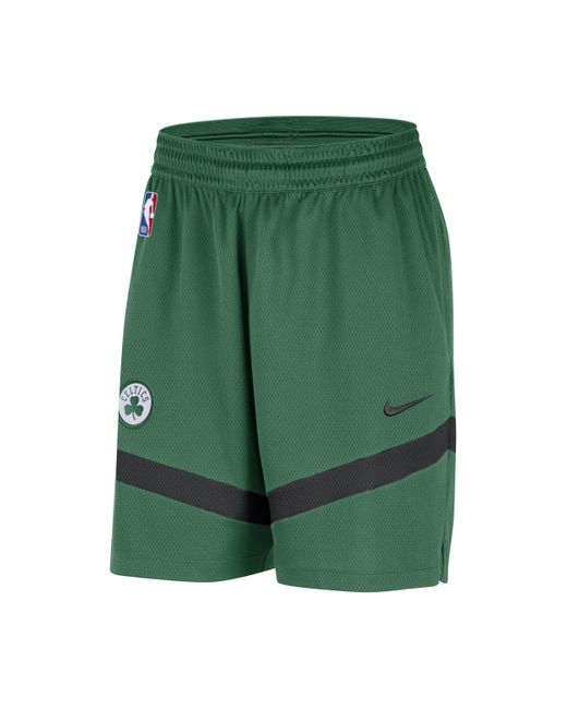 Nike Green Boston Celtics Icon Practice Dri-fit Nba 20.5cm (approx.) Shorts Polyester for men