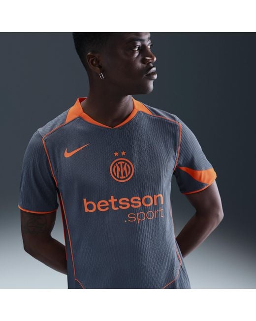 Nike Blue Inter Milan 2025/26 Match Third Dri-Fit Adv Total 90 Soccer Authentic Jersey for men