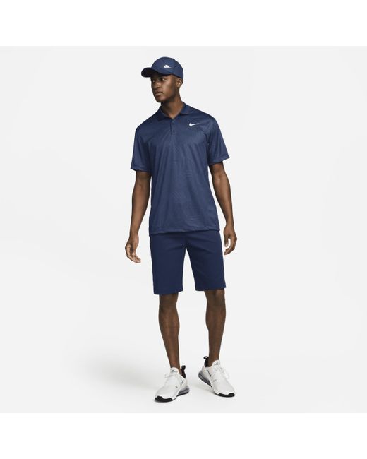 Nike Victory+ Dri-fit Golfpolo in het Blue voor heren