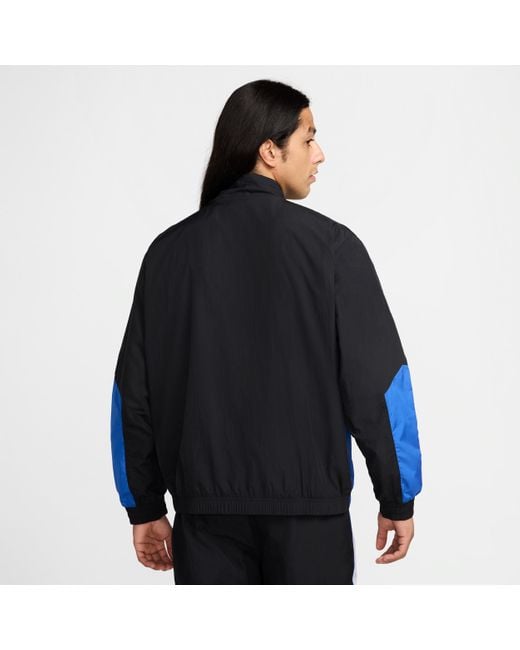 Nike Black Sportswear Woven Tracksuit Jacket for men