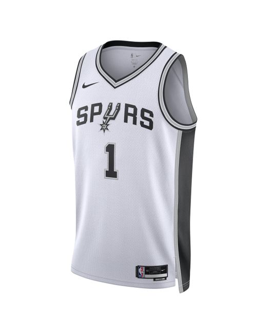 Nike Gray San Antonio Spurs Association Edition 2022/23 Dri-fit Nba Swingman Jersey for men