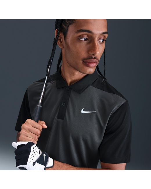 Nike Blue Victory+ Dri-Fit Golf Polo for men