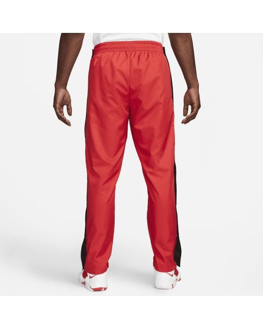 Pantaloni da basket con bottoni laterali dna da Uomo di Nike in Rosso | Lyst