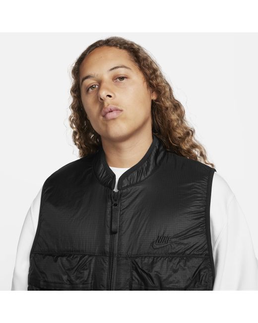 Nike Tech Fleece Utility Vest in Black for Men Lyst