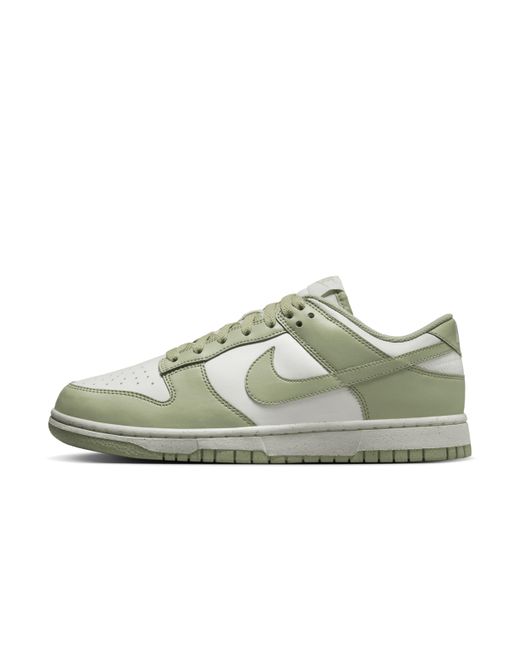 Nike Green Dunk Low Shoes Leather