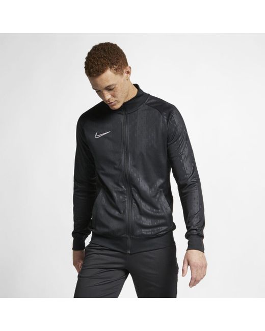 Nike Black Dri-fit Academy Soccer Jacket for men