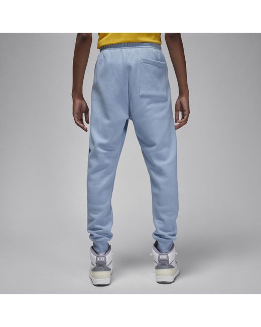 Nike Blue Jordan Essentials Fleece Baseline Trousers Cotton for men
