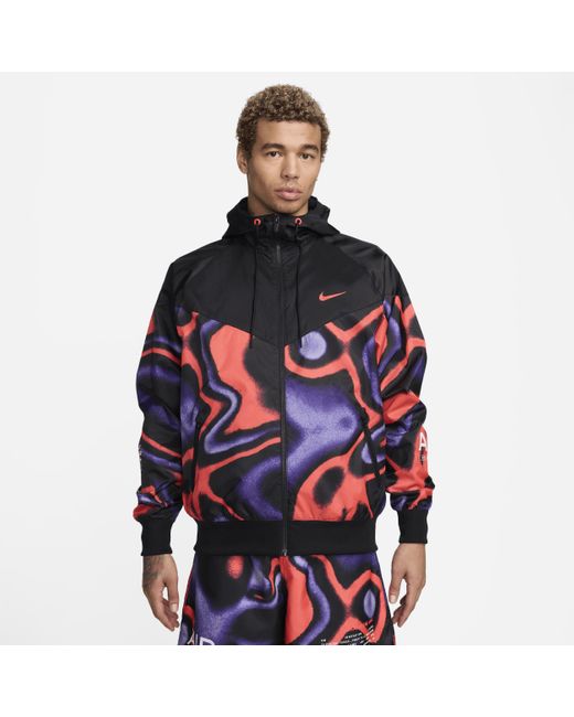 Nike Blue Sportswear Windrunner Woven Lined Jacket Polyester for men