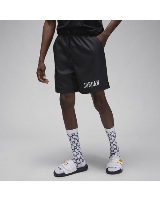 Nike Black Jordan Essentials Poolside Shorts Polyester for men