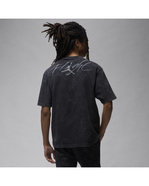 Nike Black Jordan Flight Essentials T-shirt Cotton for men