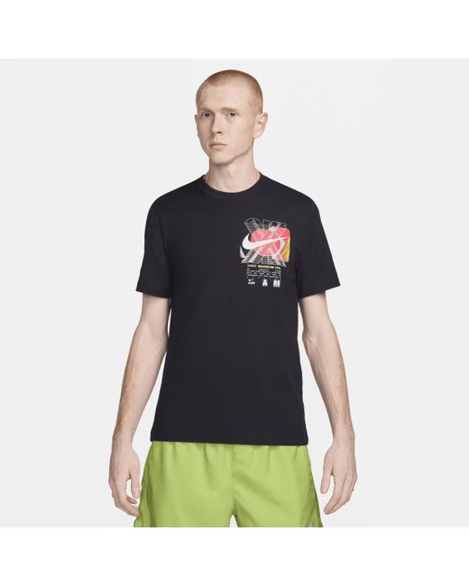 Nike Sportswear T-shirt Met Ronde Hals in het Black voor heren