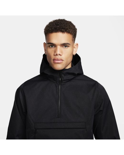 Nike Black Unscripted Repel Golf Anorak Jacket for men