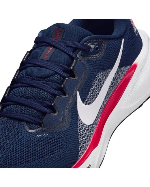 Nike Blue Arizona Pegasus 41 College Road Running Shoes for men