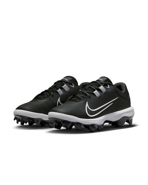 black and white nike softball cleats