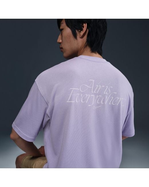 Nike Purple Sportswear Max90 T-Shirt for men