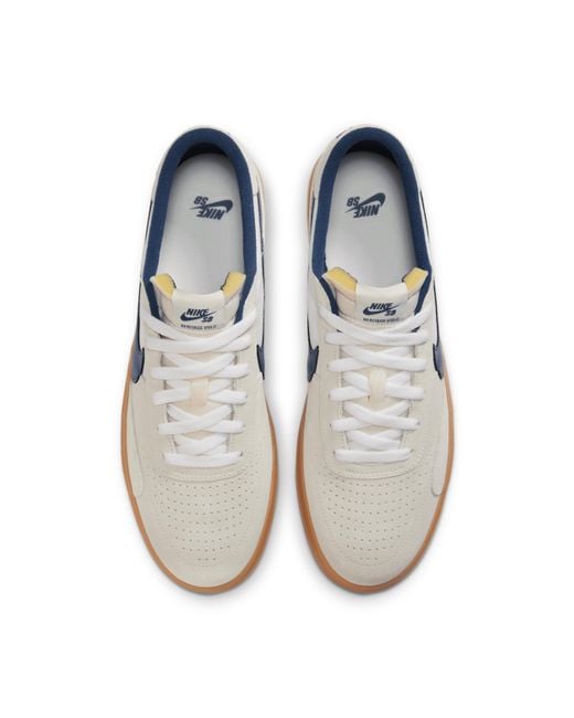 Nike Blue Sb Heritage Vulc Skate Shoes for men