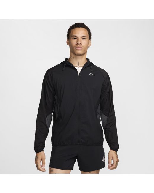 Giacca da running trail aireez di Nike in Black da Uomo