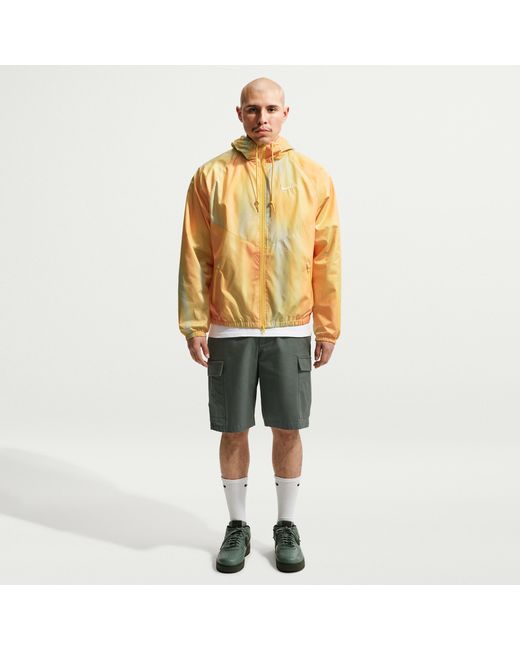 Nike Yellow Windrunner "Sunset" Lined Jacket for men