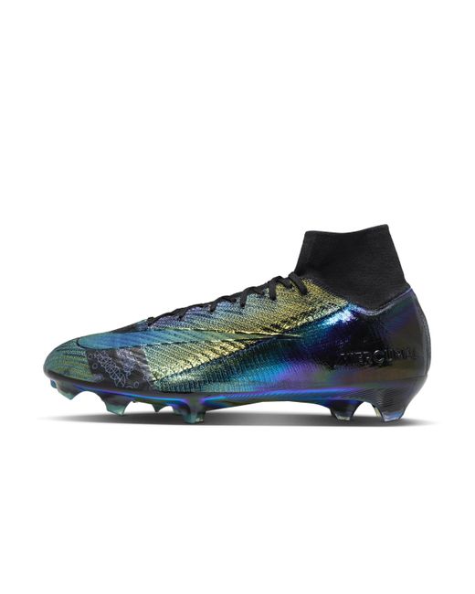 Scarpa da calcio a taglio alto fg mercurial superfly 10 elite se di Nike in Blue da Uomo