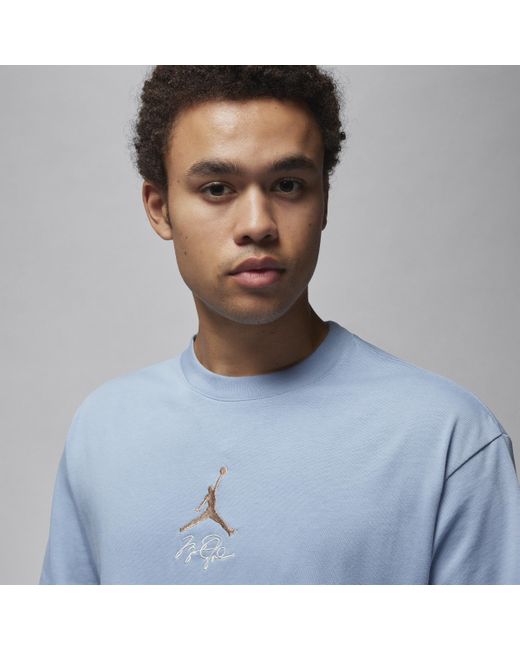 Nike Blue Jordan Flight Mvp 85 T-shirt Cotton for men