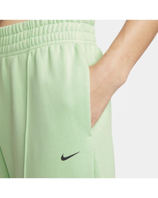 Pantaloni ampi in fleece sportswear di Nike in Green