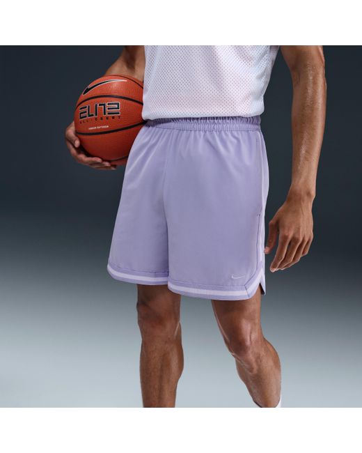 Nike Blue Dna Dri-Fit 6" Uv Woven Basketball Shorts for men