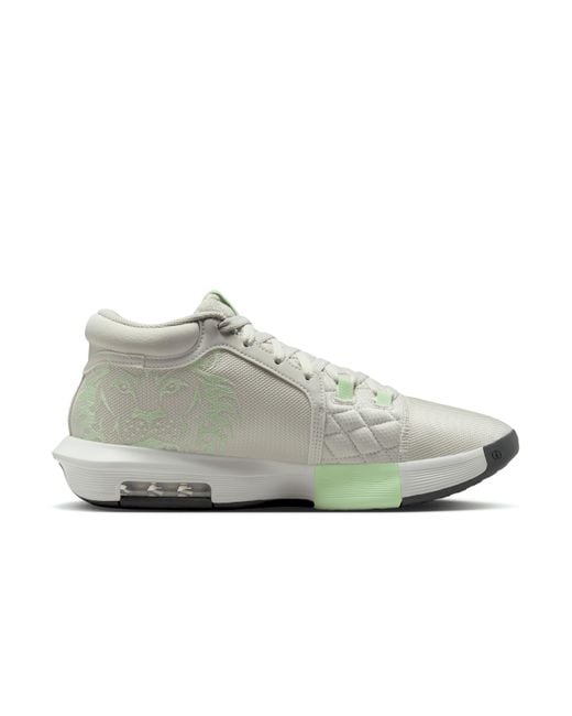 Nike White Lebron Witness Viii Basketball Shoes for men